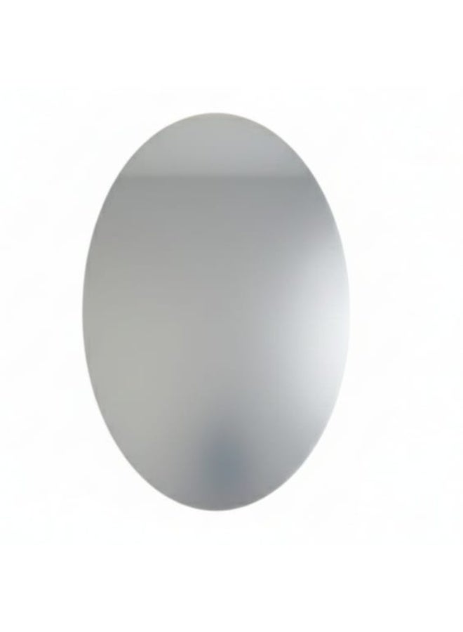 Spaceshoop Premium Oval Acrylic Mirror Wall Sticker - Self-Adhesive, High-Definition Shatterproof Decor and Reflection Sheet 40 cm x 30 cm - Image 1